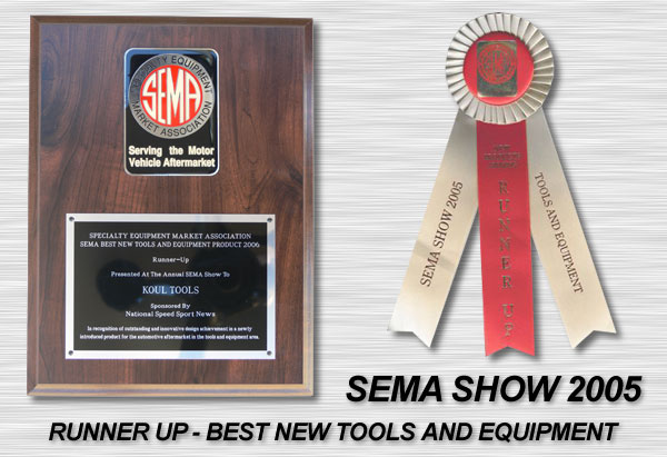 AN Hose Assembly Tool runner up award at SEMA 2005